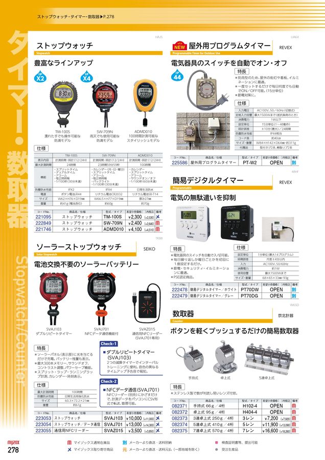 マイゾックス 掛け時計